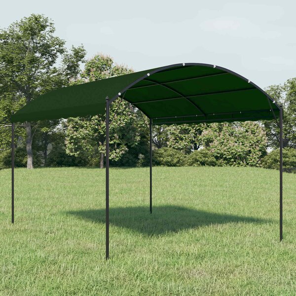 Altana 4 x 3 x 2,6 m zielony Poliester i Stal