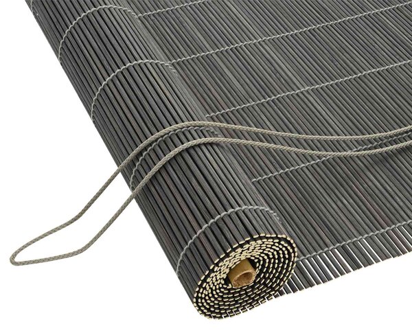 Roleta Szary 160 x 220 cm Bambus