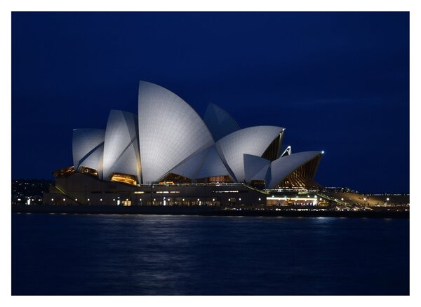 Obraz na szkle - Sydney w nocy (70x50 cm)