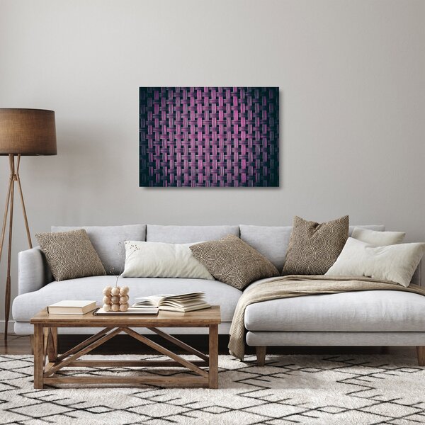 Obraz na szkle - fioletowa tekstura (70x50 cm)