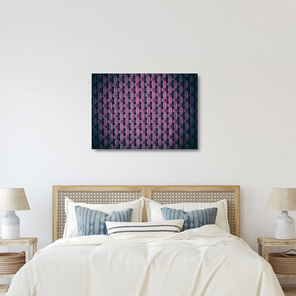 Obraz na szkle - fioletowa tekstura (70x50 cm)