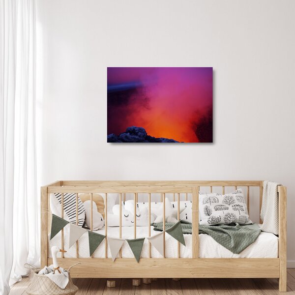 Obraz na szkle - wulkan (70x50 cm)