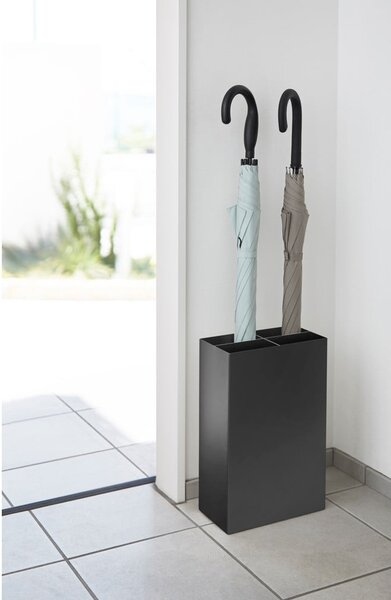 Czarny metalowy parasolnik Yamazaki Smart