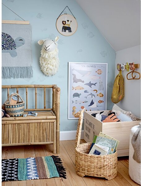 Rattanowy wieszak dziecięcy Aranya – Bloomingville Mini