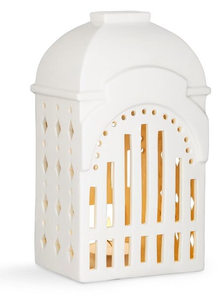 Biały ceramiczny świecznik Kähler Design Urbania Lighthouse Tivoli