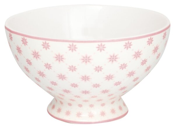 Różowa porcelanowa miska na zupę Green Gate Laurie, ø 15 cm