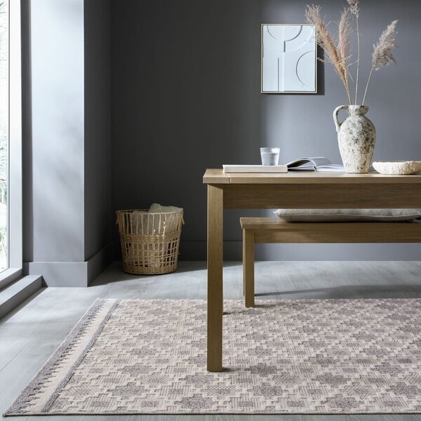 Szarobeżowy dywan odpowiedni do prania 116x170 cm Graysen – Flair Rugs