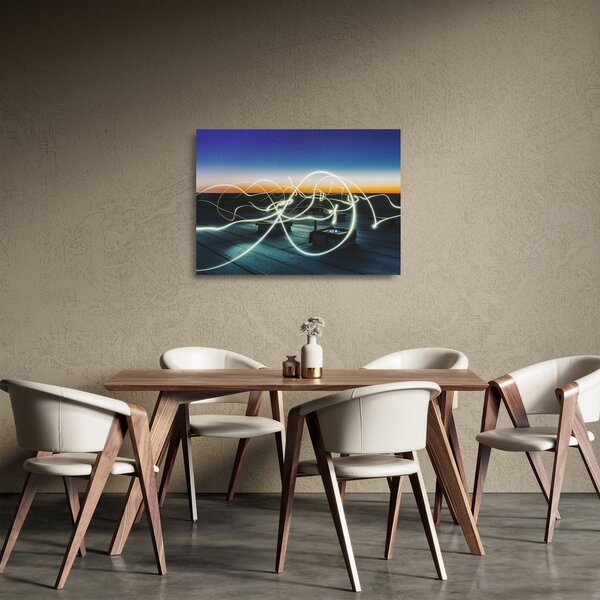 Obraz na szkle - widok nieba z dachu (70x50 cm)