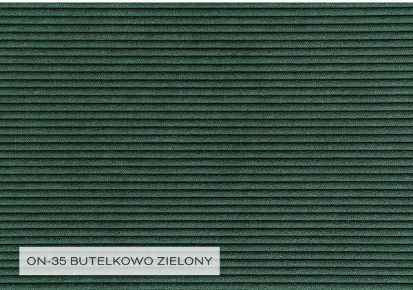 Ciemnozielony sztruksowy rozkładany narożnik (lewostronny) Lofty Lilly – Miuform