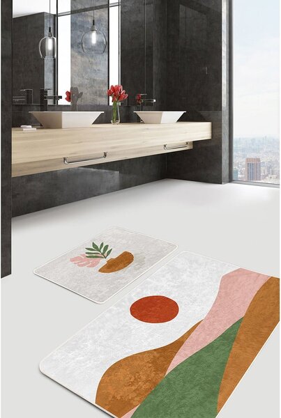 Dywaniki łazienkowe zestaw 2 szt. 60x100 cm – Mila Home