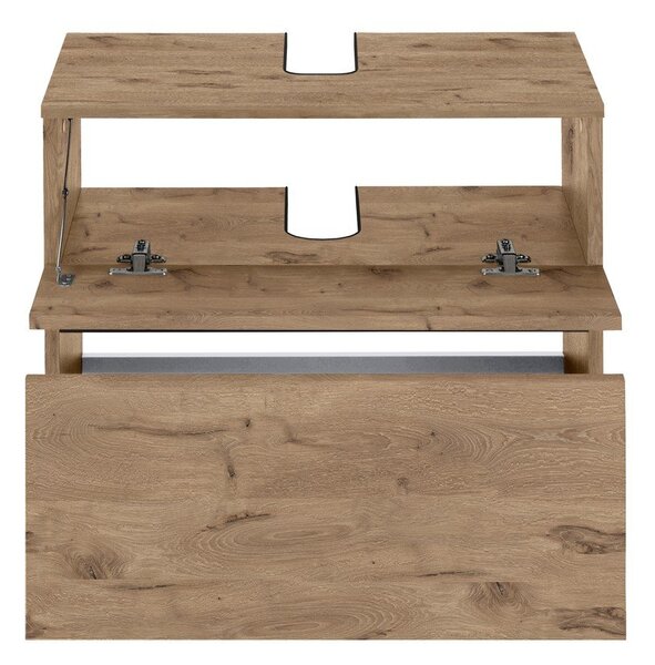 Szafka pod umywalkę w dekorze dębu 60x55 cm Wisla – Støraa