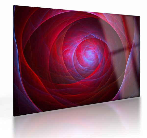 Obraz na szkle - abstrakcyjny obraz oczu (70x50 cm)