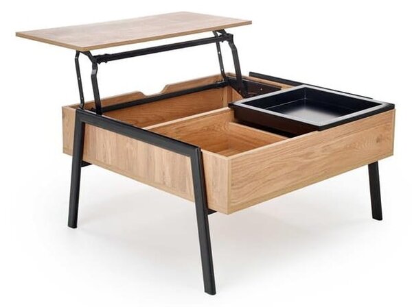 Designerska ława z podnoszonym blatem loft | Umeblowana.com