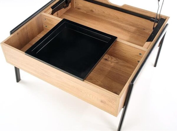Designerska ława z podnoszonym blatem loft | Umeblowana.com