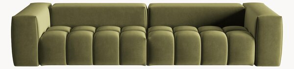Sofa modułowa z weluru Lorella (4-osobowa)