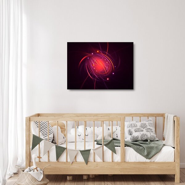 Obraz na szkle - współczesny obraz abstrakcji (70x50 cm)