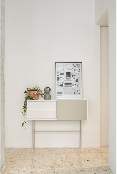Beżowo-kremowa konsola 35x110 cm Nube – Teulat