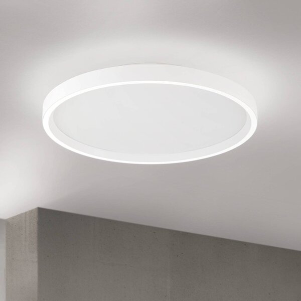 ORION Lampa sufitowa MASCA, możliwość ściemniania, biały / opal, salon / jadalnia, aluminium, nowoczesny