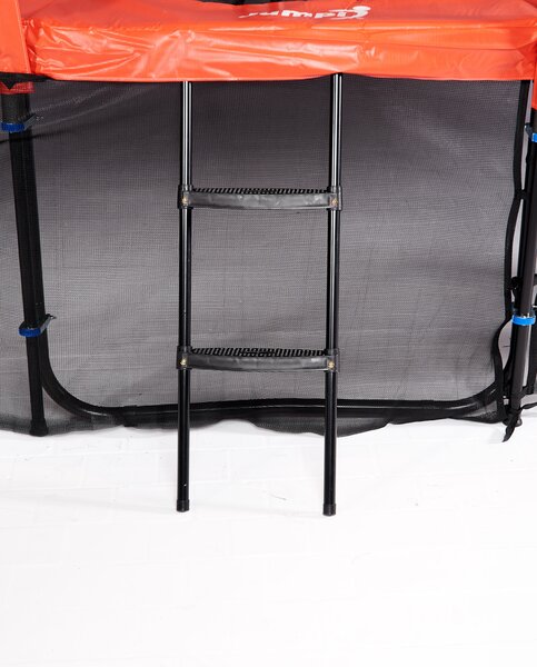 Trampolina Ogrodowa Jumpi 252cm/8FT Maxy Comfort Plus Żółta Z Wewnętrzną Siatką