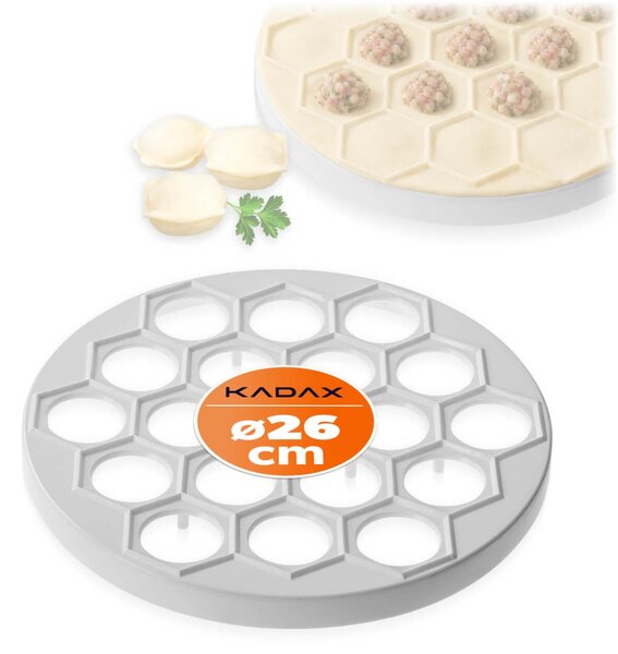 Pierożnica na uszka Paestum 26 cm biała