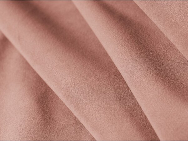 Różowa aksamitna rozkładana sofa 206 cm Kemi – Cosmopolitan Design