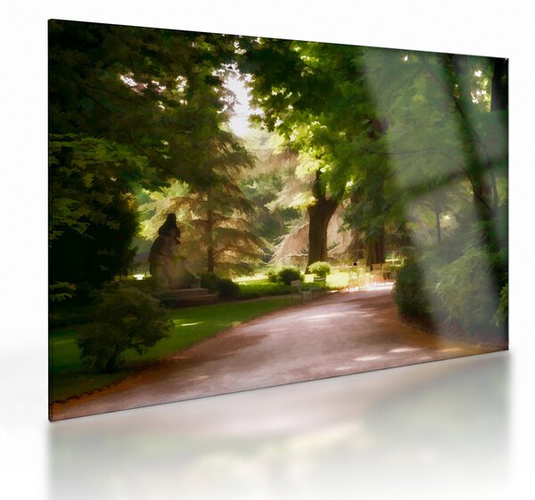 Obraz na szkle - park (70x50 cm)