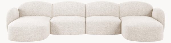 Sofa panoramiczna z szenilu Blair (6-osobowa)
