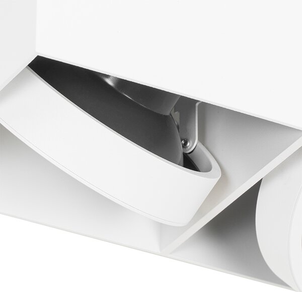 Inteligentny reflektor biały prostokątny 2-punktowy z 2 Wifi GU10 111mm - Box