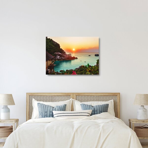 Obraz na szkle - piękna plaża (70x50 cm)