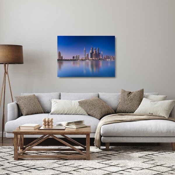 Obraz na szkle - drapacze chmur (70x50 cm)