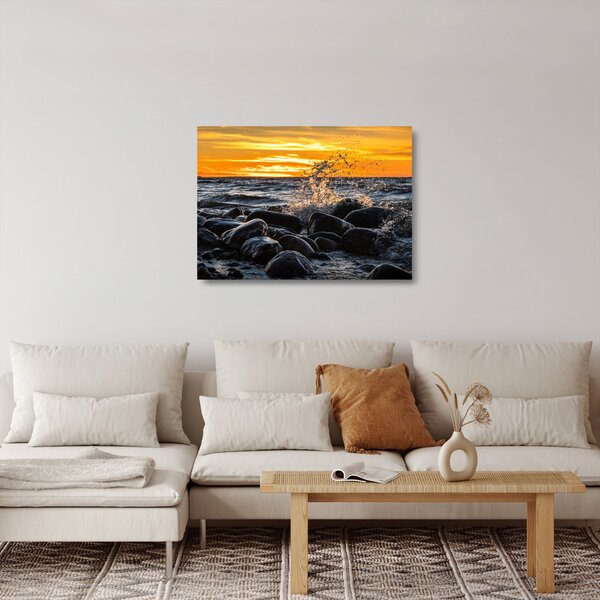 Obraz na szkle - morze (70x50 cm)