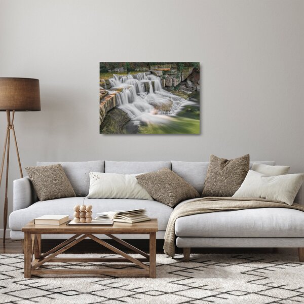 Obraz na szkle - wodospady (70x50 cm)