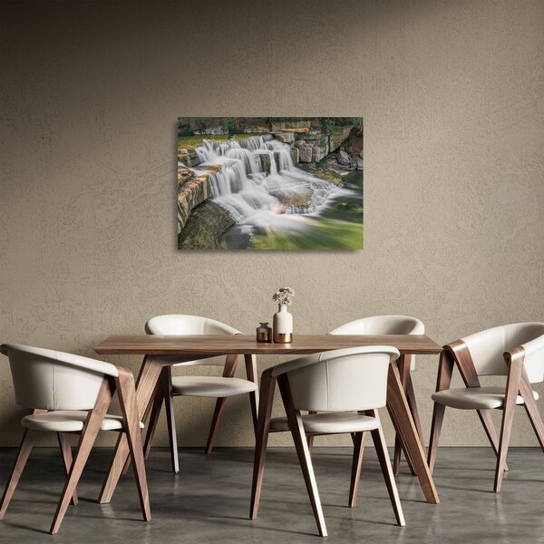 Obraz na szkle - wodospady (70x50 cm)