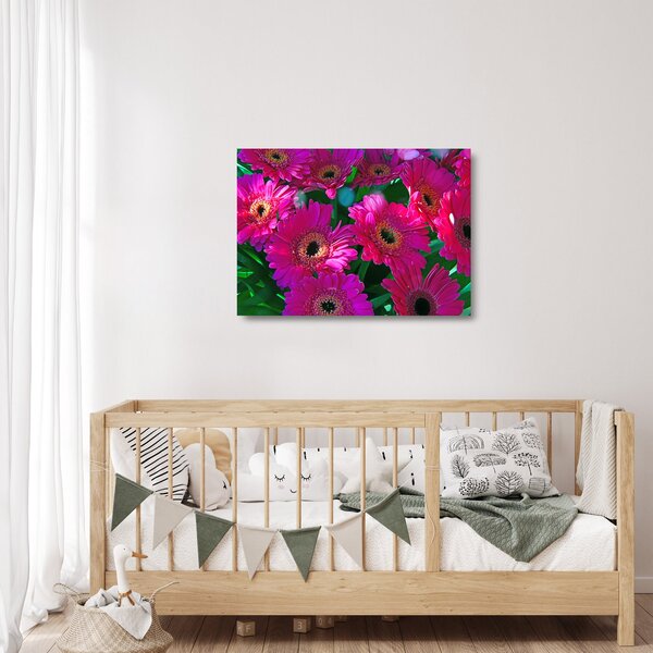 Obraz na szkle - kwiaty (70x50 cm)