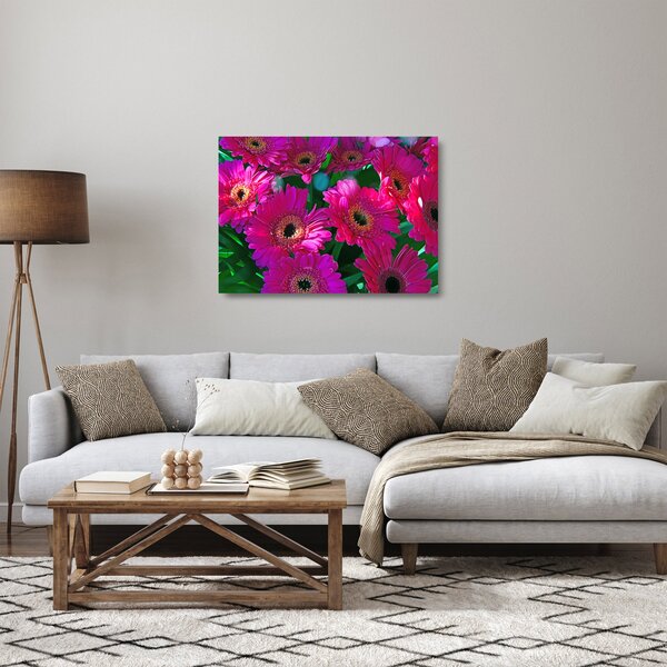 Obraz na szkle - kwiaty (70x50 cm)