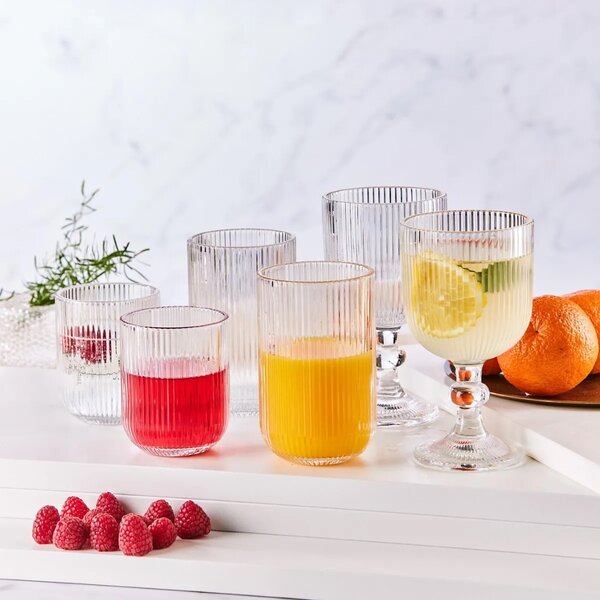 Altom Szklanka wysoka Selena, 430 ml, zestaw 6 sztuk