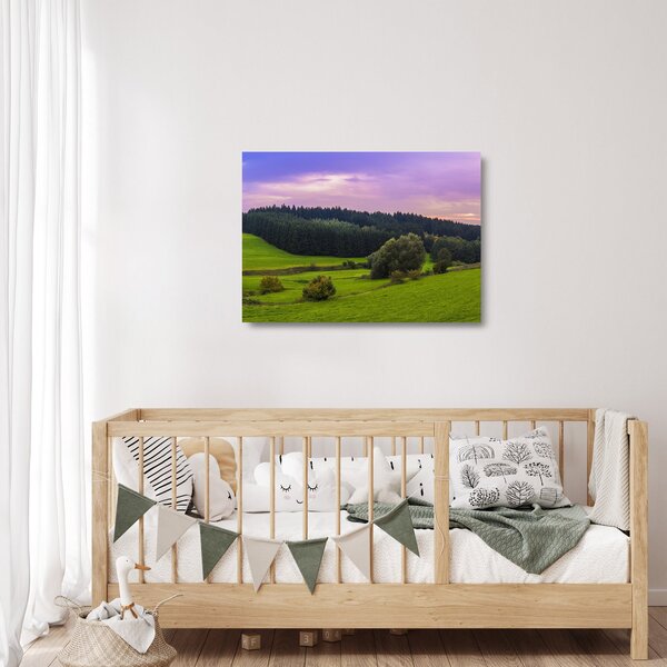 Obraz na szkle - łąka (70x50 cm)