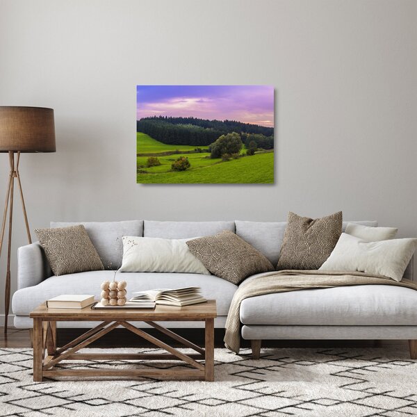 Obraz na szkle - łąka (70x50 cm)