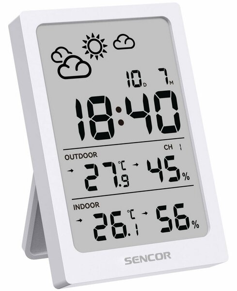Sencor SWS 2300 W stacja pogodowa, biała