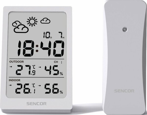 Sencor SWS 2300 W stacja pogodowa, biała