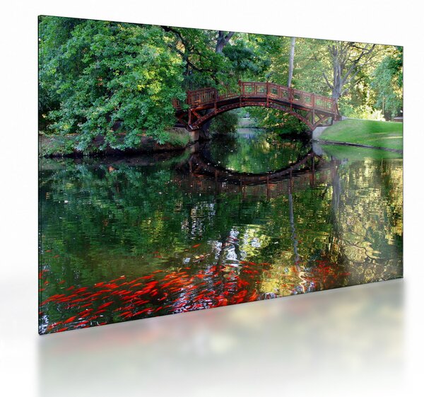 Obraz na szkle - rzeka (70x50 cm)