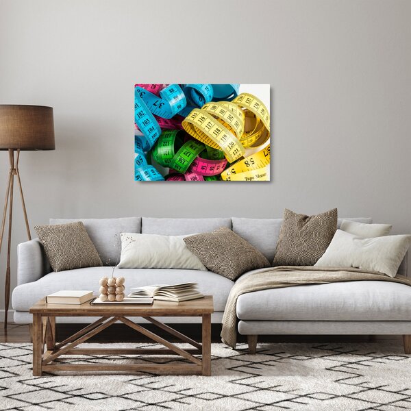Obraz na szkle - mierniki koloru (70x50 cm)