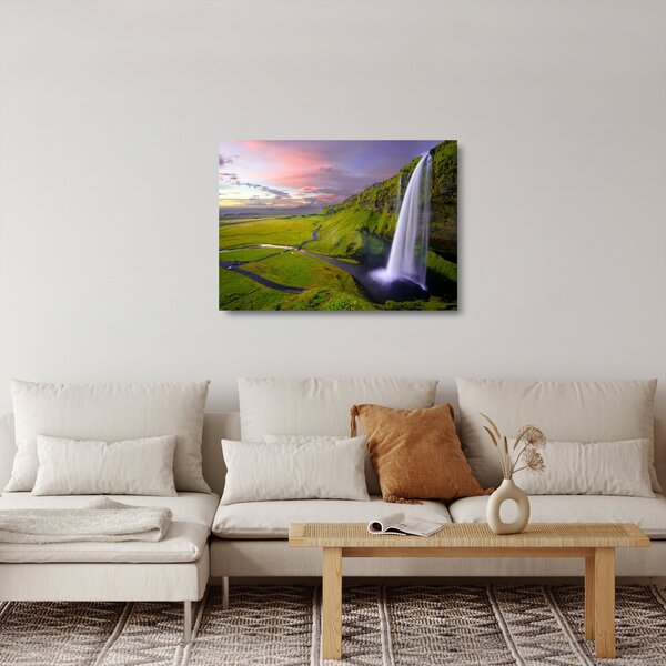 Obraz na szkle - wodospady (70x50 cm)