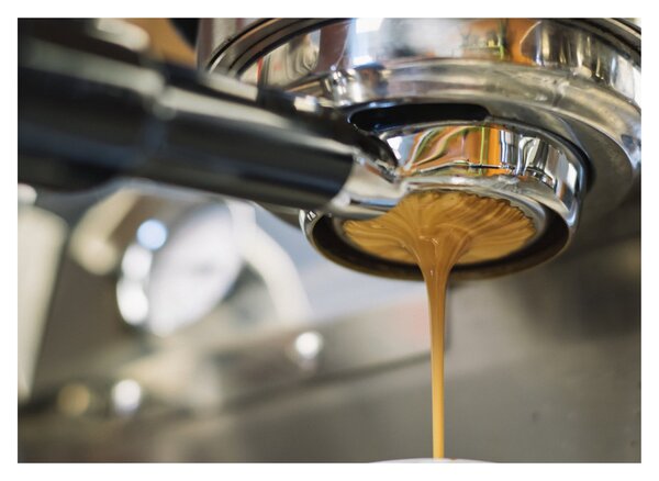 Obraz na szkle - espresso (70x50 cm)