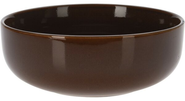 EH Kamionkowa miska na zupę DARK 15 cm, brązowy