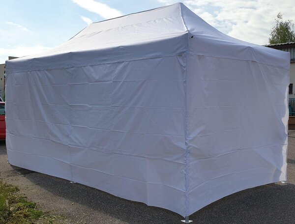 Skadana altana 3x6m ALU standard z penymi cianami bocznymi - biaa