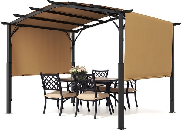 Pawilon VEVOR 3x3 m, zadaszenie ze skadanym dachem, duy pawilon na patio, namiot imprezowy, solidny pawilon ogrodowy na patio, podwórko, werand, basen
