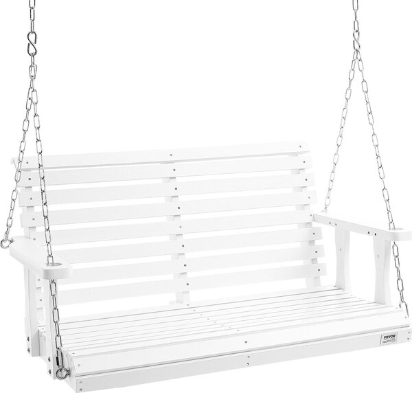 Drewniana huśtawka ogrodowa wisząca na taras werandę 124 cm