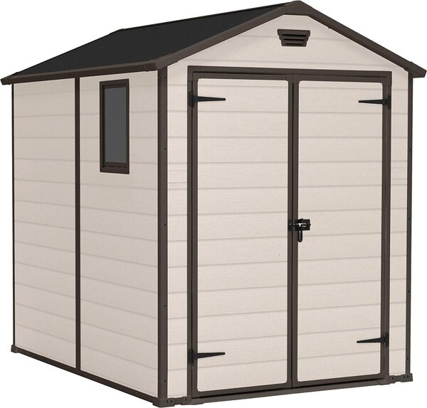 Domek ogrodowy Keter MANOR 6 x 8 DD beowy, z podog