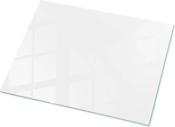 Color White Smooth- Szklany blat kuchenny - Szklany blat kuchenny - Nowoczesny blat kuchenny - Trway blat kuchenny - Higieniczny blat kuchenny - atwy do czyszczenia blat kuchenny - 80x60 cm